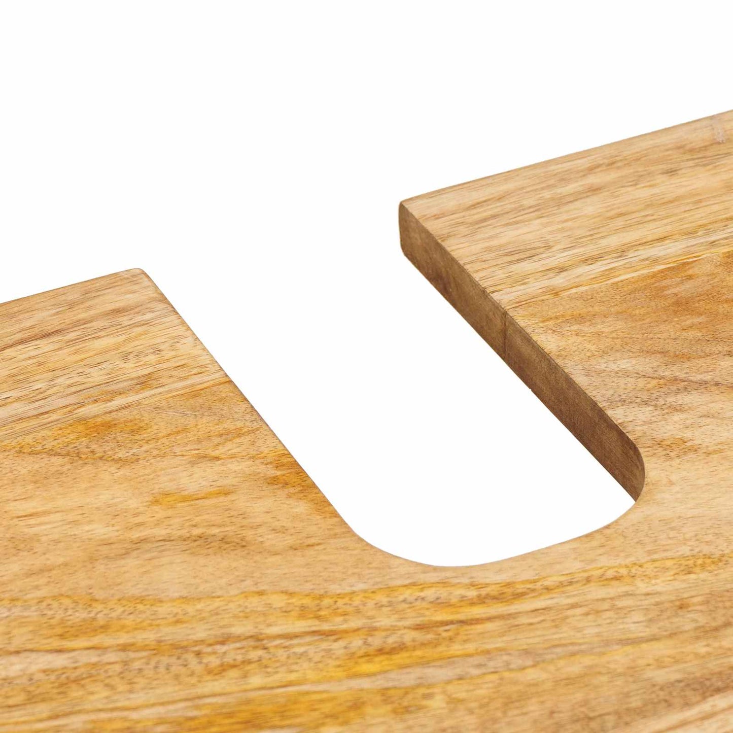 vidaXL Σετ Μπάνιου με συρτάρι με ράφι 3 pcs Φυσικό Στερεό ξύλο μάνγκο