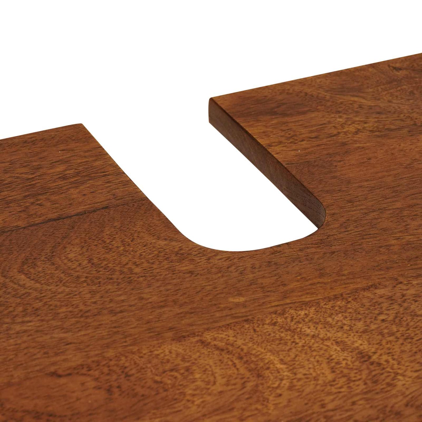 vidaXL Σετ Επίπλων Μπάνιου με συρτάρι 3 pcs Καρυδιά Στερεό ξύλο μάνγκο