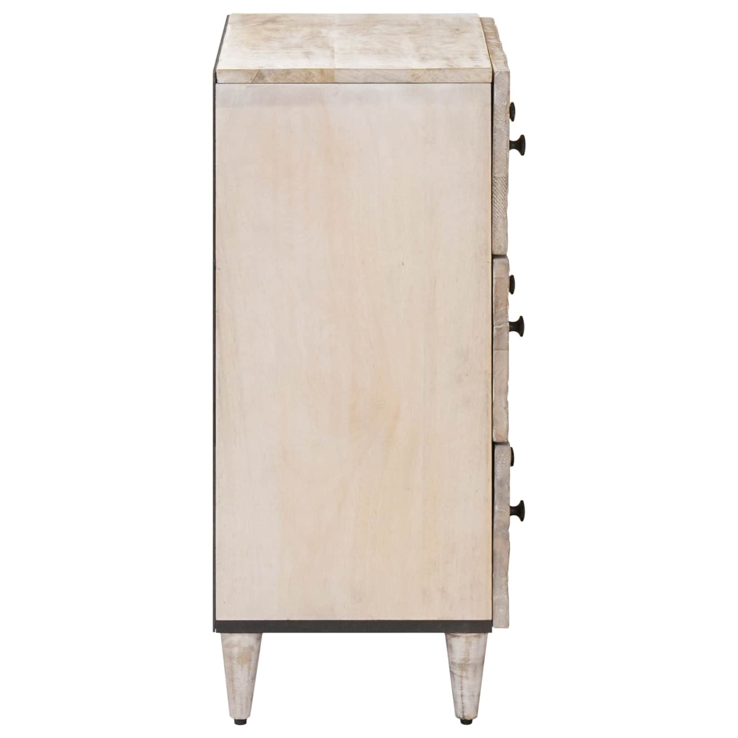 vidaXL Πλαϊνό γραφείο 2 pcs Λευκό 60 x 33,5 x 75 εκ.