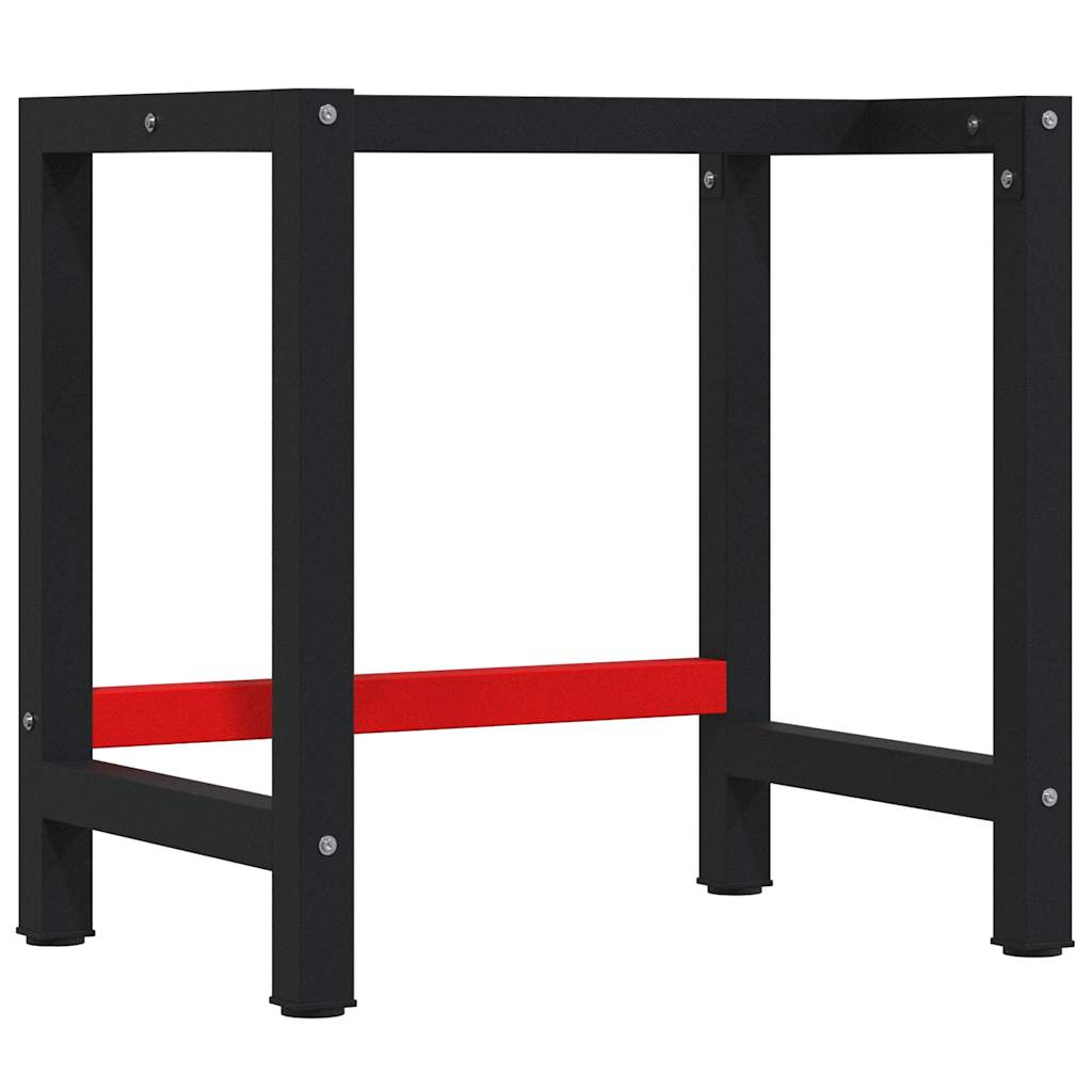 vidaXL Πάγκος Εργασίας Καφέ Σκούρο 100x60x81,5 cm Μασίφ Ξύλο Δρυς