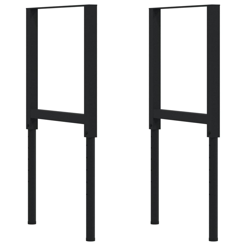 vidaXL Πάγκος Εργασίας Ορθογώνιος 100x60x(71,5-98) εκ Μασίφ Ξύλο Οξιάς