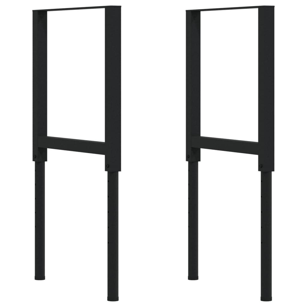 vidaXL Πάγκος Εργασίας Ορθογώνιος 100x60x(71,5-98) εκ Μασίφ Ξύλο Οξιάς