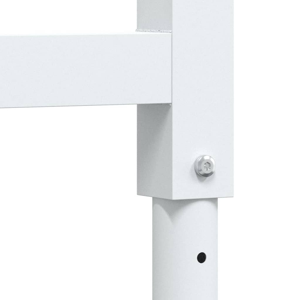 vidaXL Πάγκος Εργασίας Ορθογώνιος 100x60x(71,5-98) εκ Μασίφ Ξύλο Οξιάς