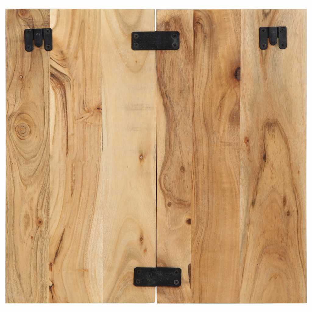 vidaXL Κομοδίνο 50x27x50 εκ. από Μασίφ Ξύλο Ακακίας