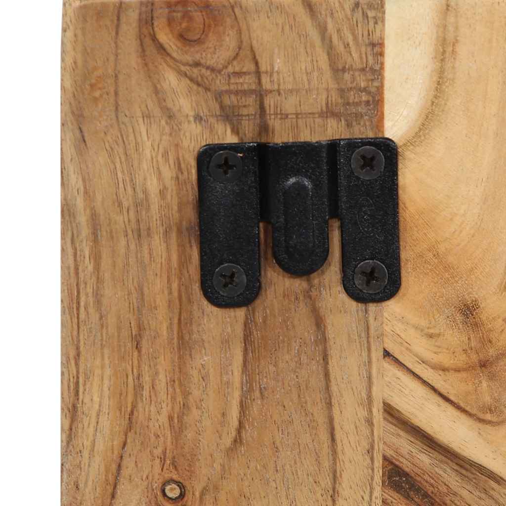 vidaXL Κομοδίνο 50x27x50 εκ. από Μασίφ Ξύλο Ακακίας