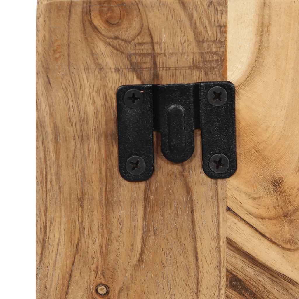 vidaXL Κομοδίνο 50x27x50 εκ. από Μασίφ Ξύλο Ακακίας