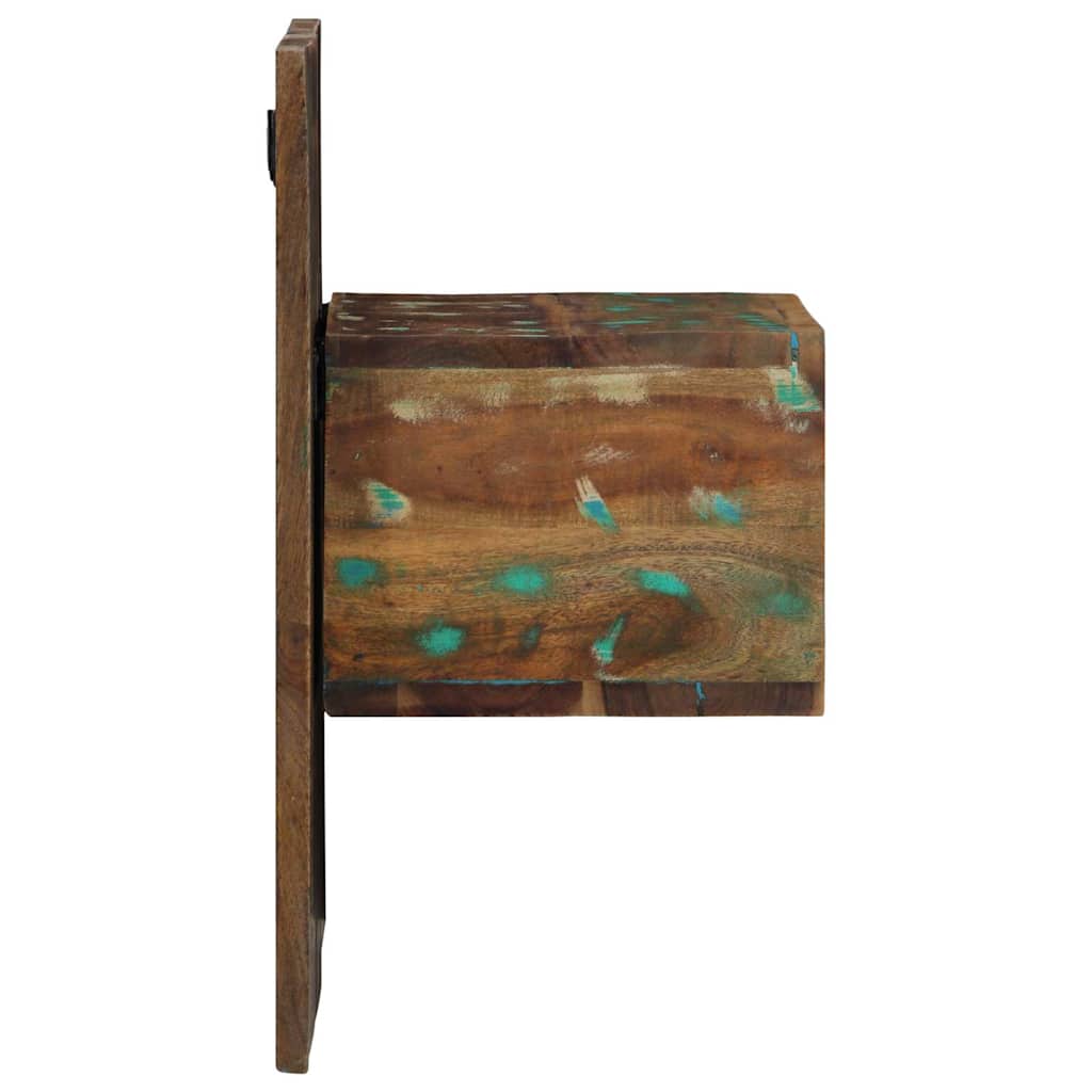 vidaXL Κομοδίνο Πολύχρωμο ντουλάπι 50x27x50cm Στερεό ξύλο αναγεννημένο