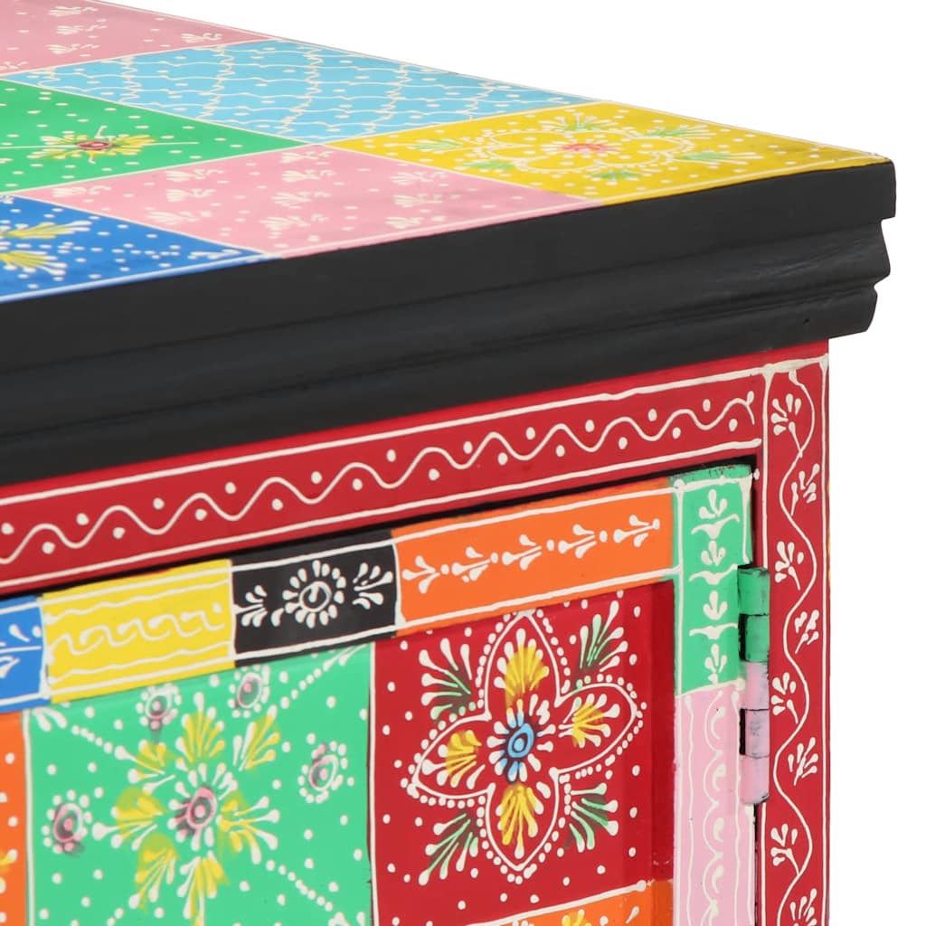 vidaXL Τραπεζάκι σαλονιού πολύχρωμο 90x50x40 cm μασίφ ξύλο Mango