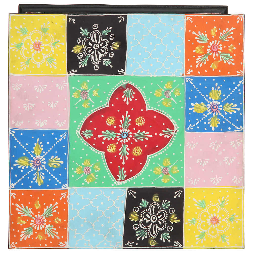 vidaXL Ντουλάπα με συρτάρια Πολύχρωμη 40x40x60 εκ Ξύλο Μάνγκο