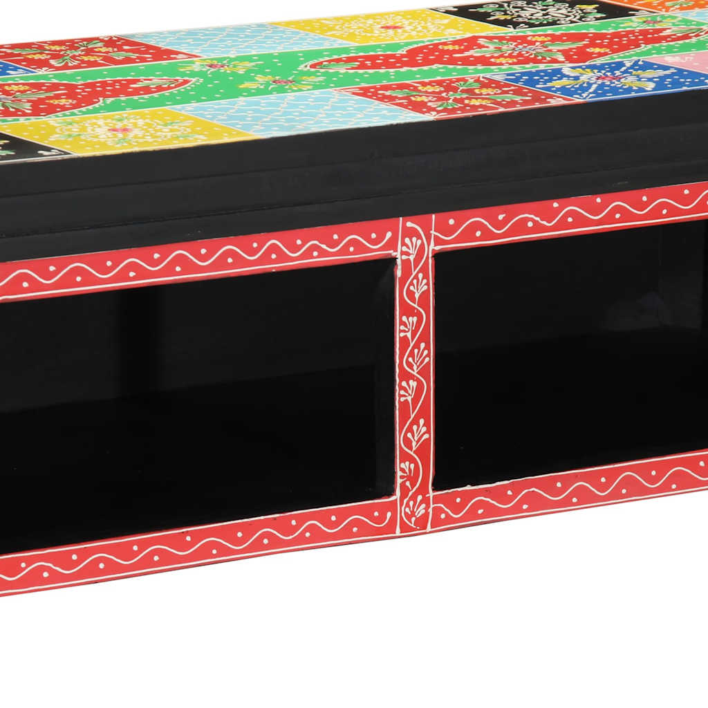 vidaXL Ντουλάπι TV Πολύχρωμο 80 x 30 x 22 εκ Επεξεργασμένο ξύλο