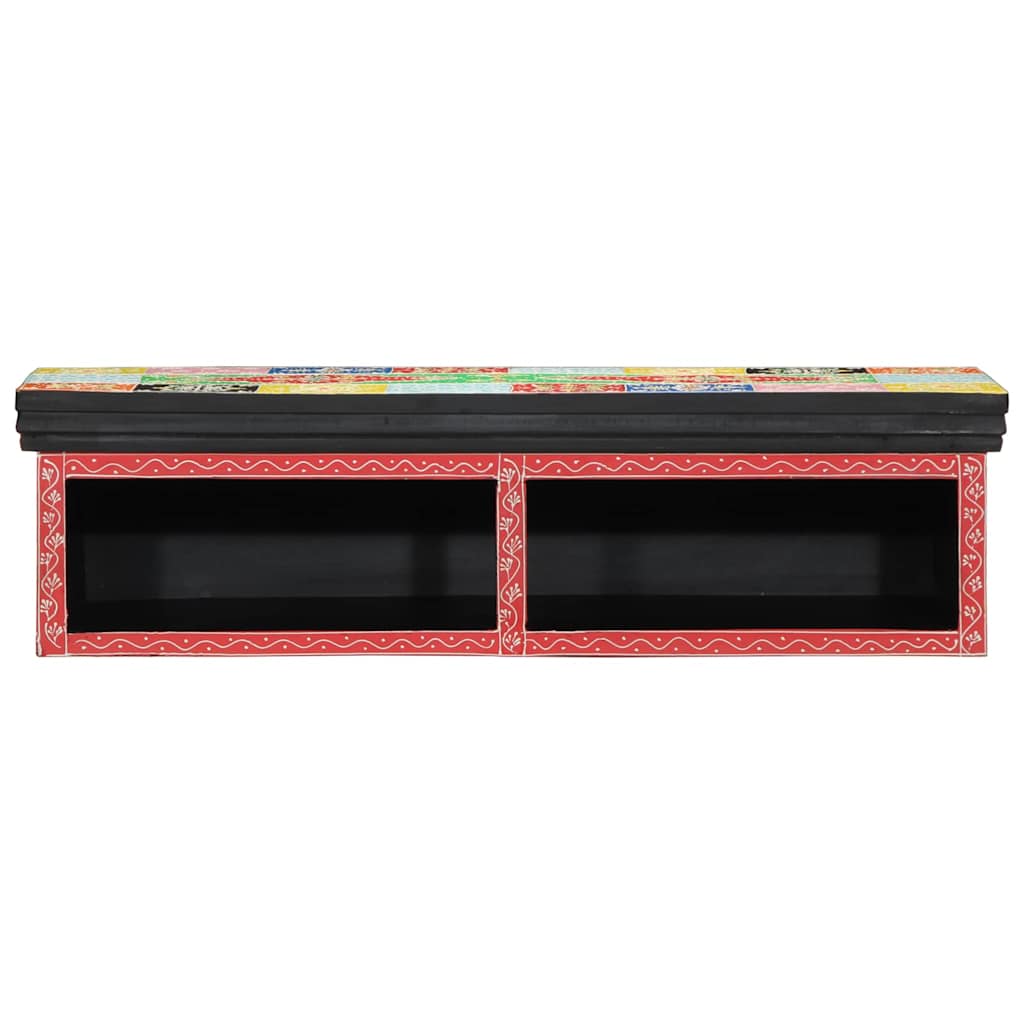 vidaXL Ντουλάπι TV Πολύχρωμο 80 x 30 x 22 εκ Επεξεργασμένο ξύλο