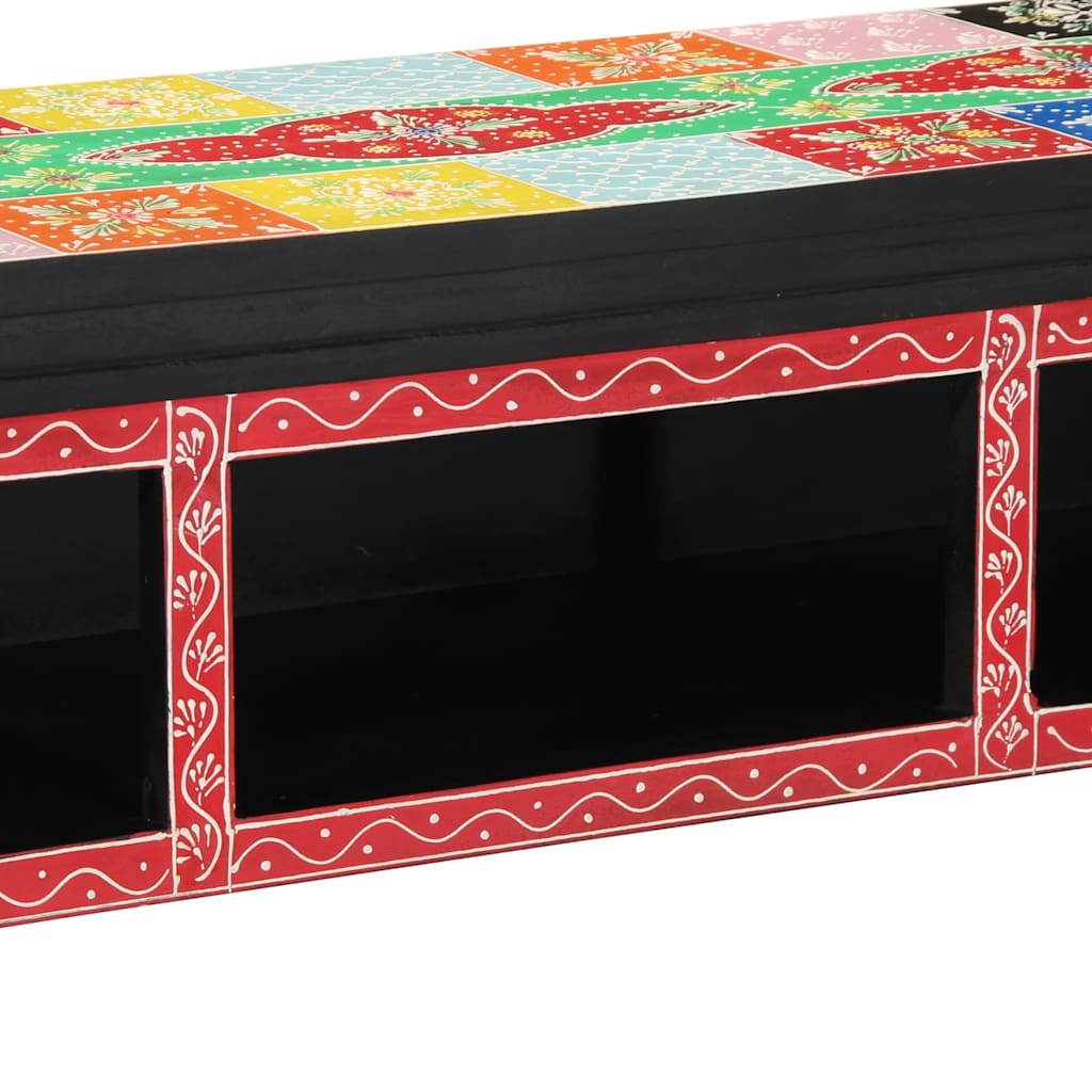 vidaXL Ντουλάπι TV Πολύχρωμο 100 x 30 x 22 εκ Επεξεργασμένο ξύλο