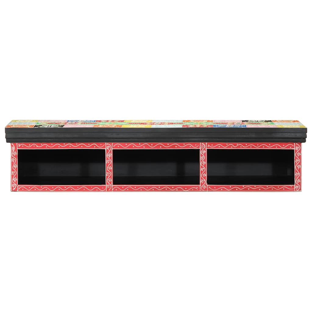 vidaXL Ντουλάπι TV Πολύχρωμο 100 x 30 x 22 εκ Επεξεργασμένο ξύλο