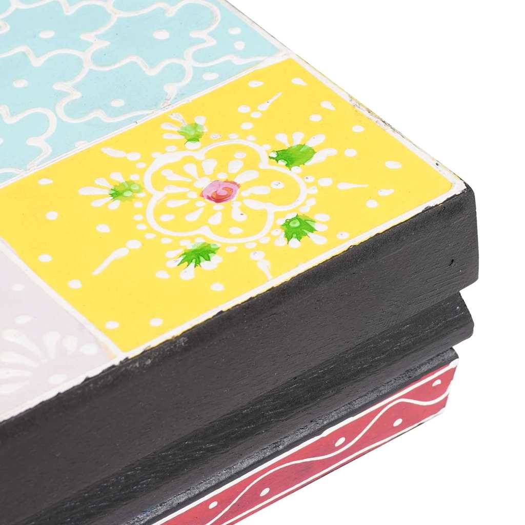 vidaXL Ράφια Τοίχου 2 τεμ 40x20x6 εκ. Στρατιωτικό Ξύλο Μάγκο