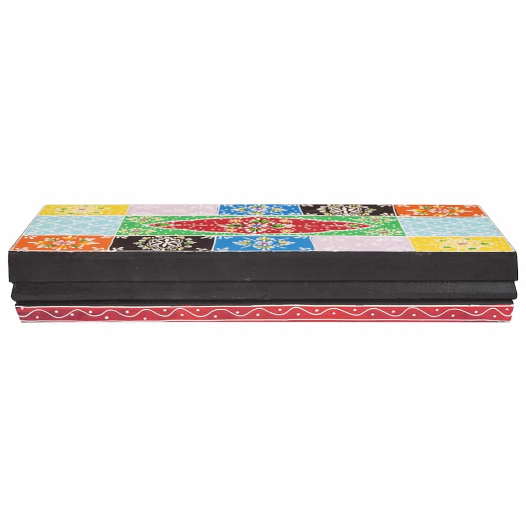 vidaXL Ράφια Τοίχου 2 τεμ 40x20x6 εκ. Στρατιωτικό Ξύλο Μάγκο