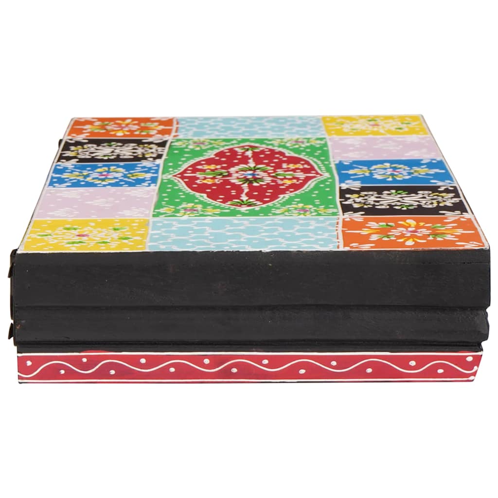 vidaXL Ράφια Τοίχου 2 τεμ 40x20x6 εκ. Στρατιωτικό Ξύλο Μάγκο