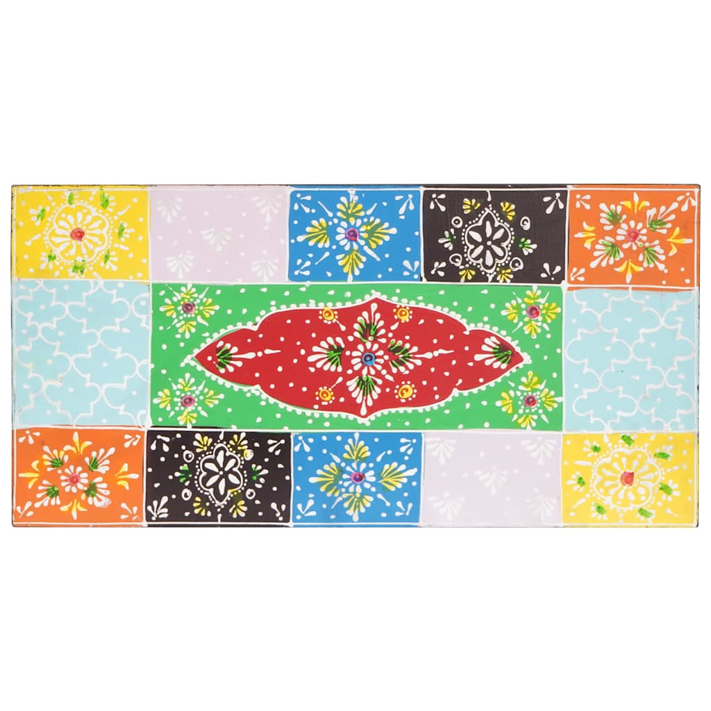 vidaXL Ράφια Τοίχου 2 τεμ 40x20x6 εκ. Στρατιωτικό Ξύλο Μάγκο