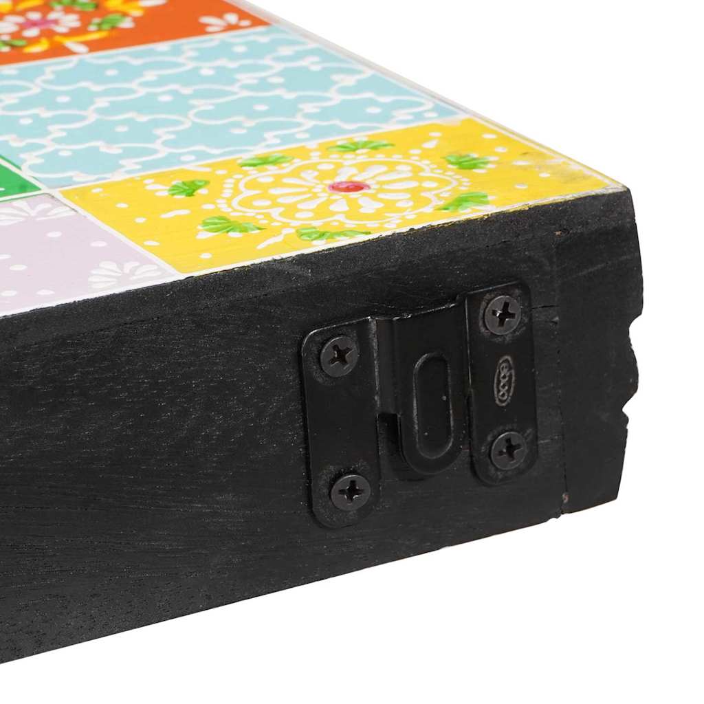 vidaXL Ράφια Τοίχου 2 τεμ 100x20x6 εκ. Στερεό Ξύλο Μάνγκο