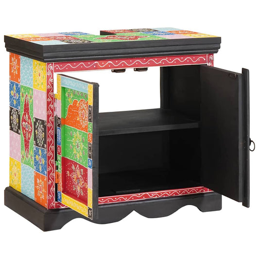 vidaXL Ντουλάπι νιπτήρα με πόρτα 60 x 35 x 55 εκ