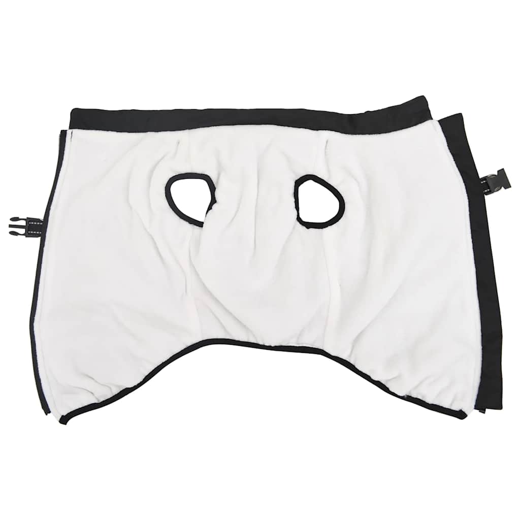 vidaXL παλτό σκύλου με ιμάντα αδιάβροχο αντανακλαστικό μαύρο L68