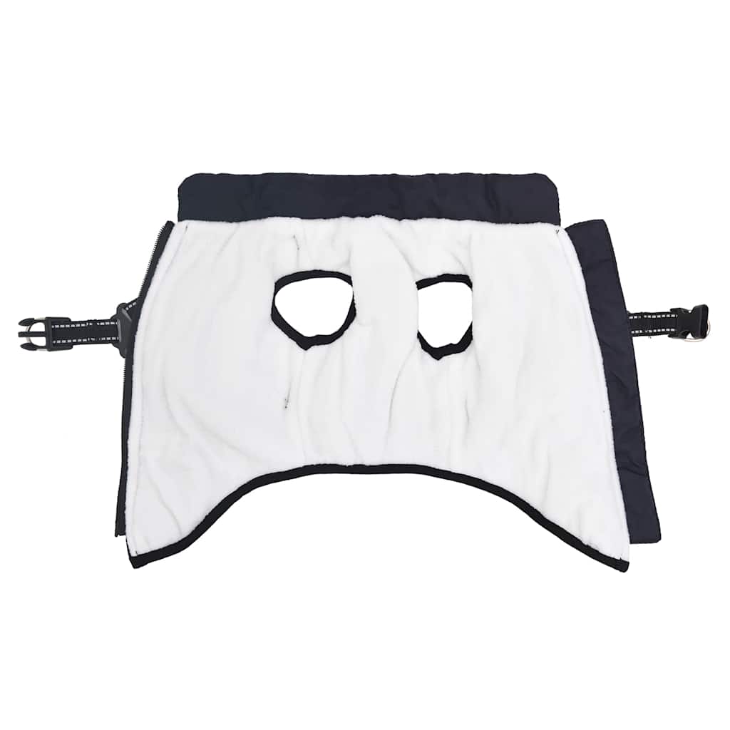 vidaXL παλτό σκύλου ιμάντα αδιάβροχο αντανακλαστικό ναυτικό μπλε L24