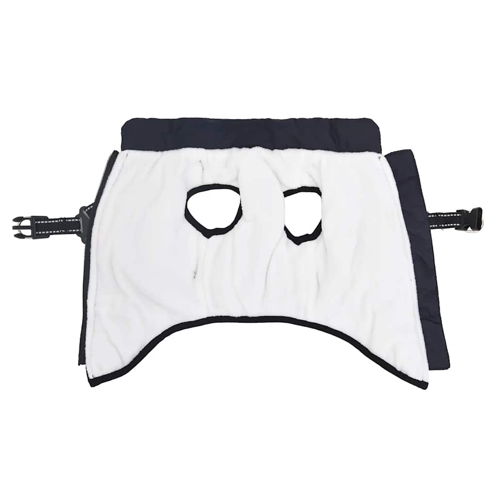 vidaXL παλτό σκύλου ιμάντα αδιάβροχο αντανακλαστικό ναυτικό μπλε L28