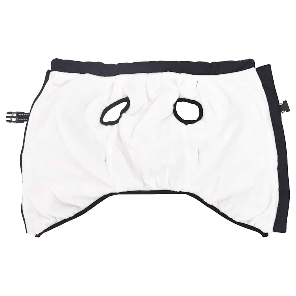 vidaXL παλτό σκύλου ιμάντα αδιάβροχο αντανακλαστικό ναυτικό μπλε L44