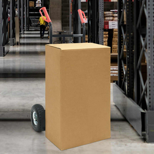 vidaXL Χειροκίνητο Καρότσι Μαύρο και Κόκκινο 57 x 46 x 113 εκ. Ατσάλι