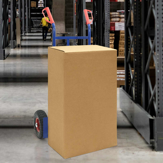 vidaXL Χειροκίνητο Καρότσι Μπλε και Κόκκινο 57 x 46 x 113 εκ. Ατσάλι