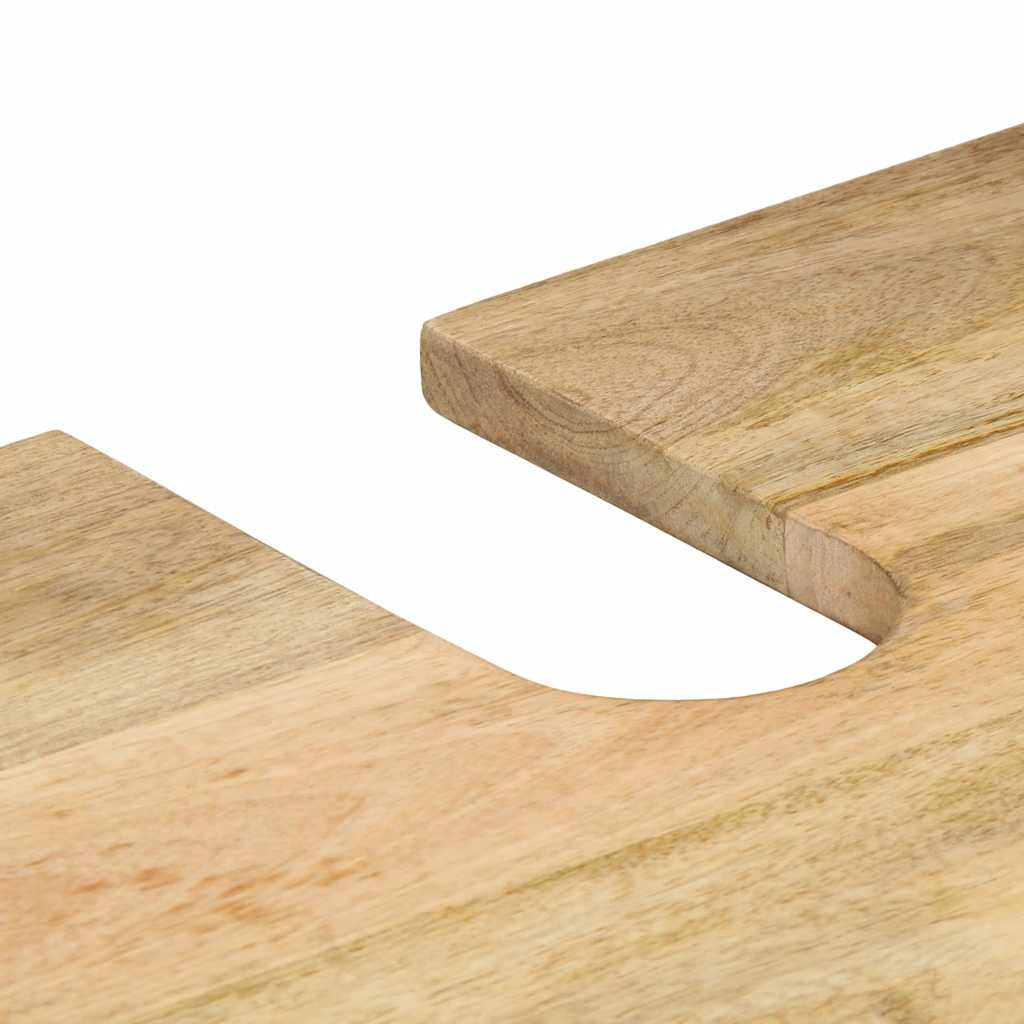 vidaXL Έπιπλα Μπάνιου Σετ 2 Τεμαχίων από Μασίφ Ξύλο Μάνγκο