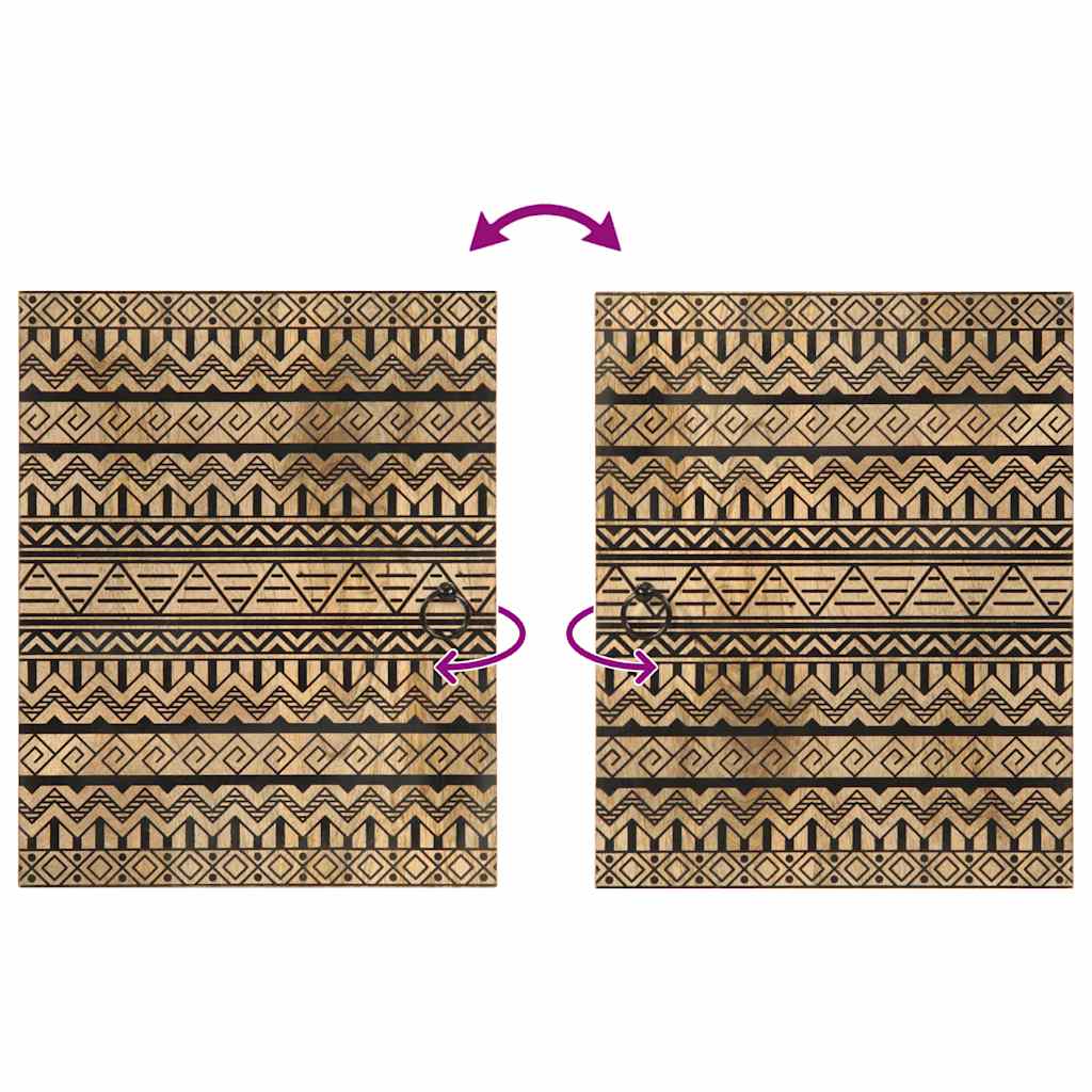 vidaXL Έπιπλα Μπάνιου Σετ 4 Τεμαχίων από Μασίφ Ξύλο Μάνγκο