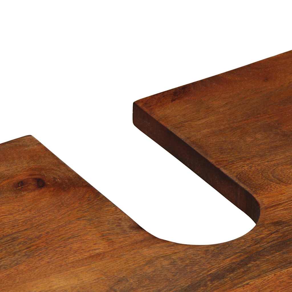 vidaXL Σετ Επίπλων Μπάνιου Επιτοίχιο 2 pcs καφέ μελί 62 x 33 x 58 εκ.