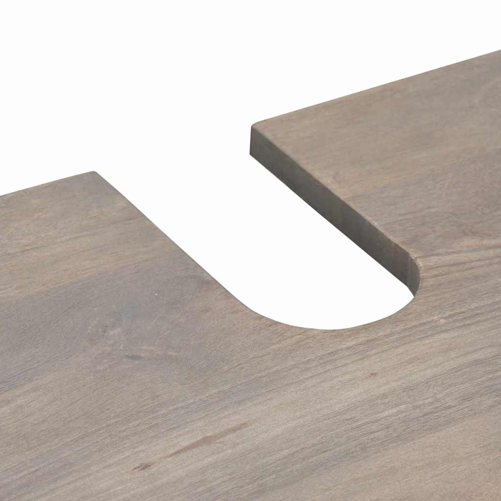 vidaXL Σετ Επίπλων Μπάνιου με συρτάρι 3 pcs Γκρι 62 x 33 x 58 εκ.