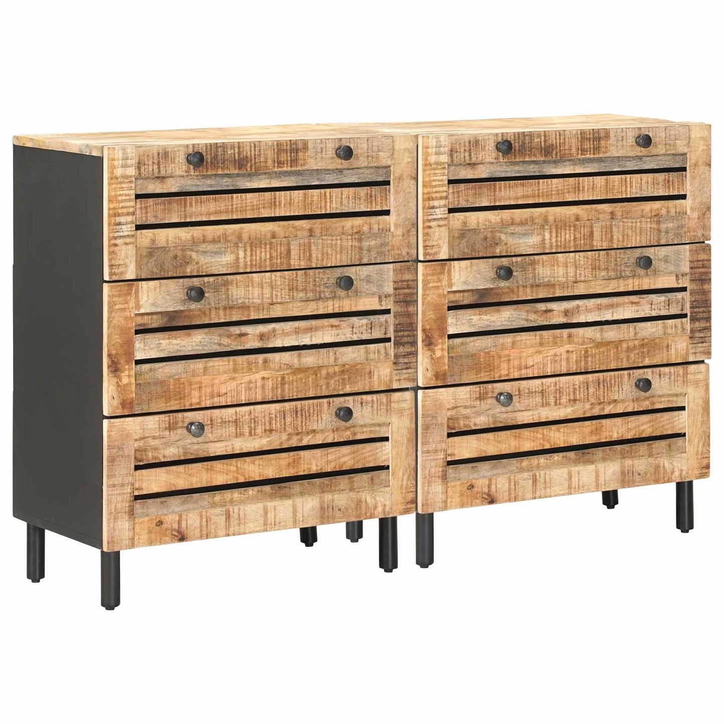 vidaXL Ντουλάπες Αποθήκευσης 2 τμχ. 120 x 33 x 75 εκ Πολύχρωμο