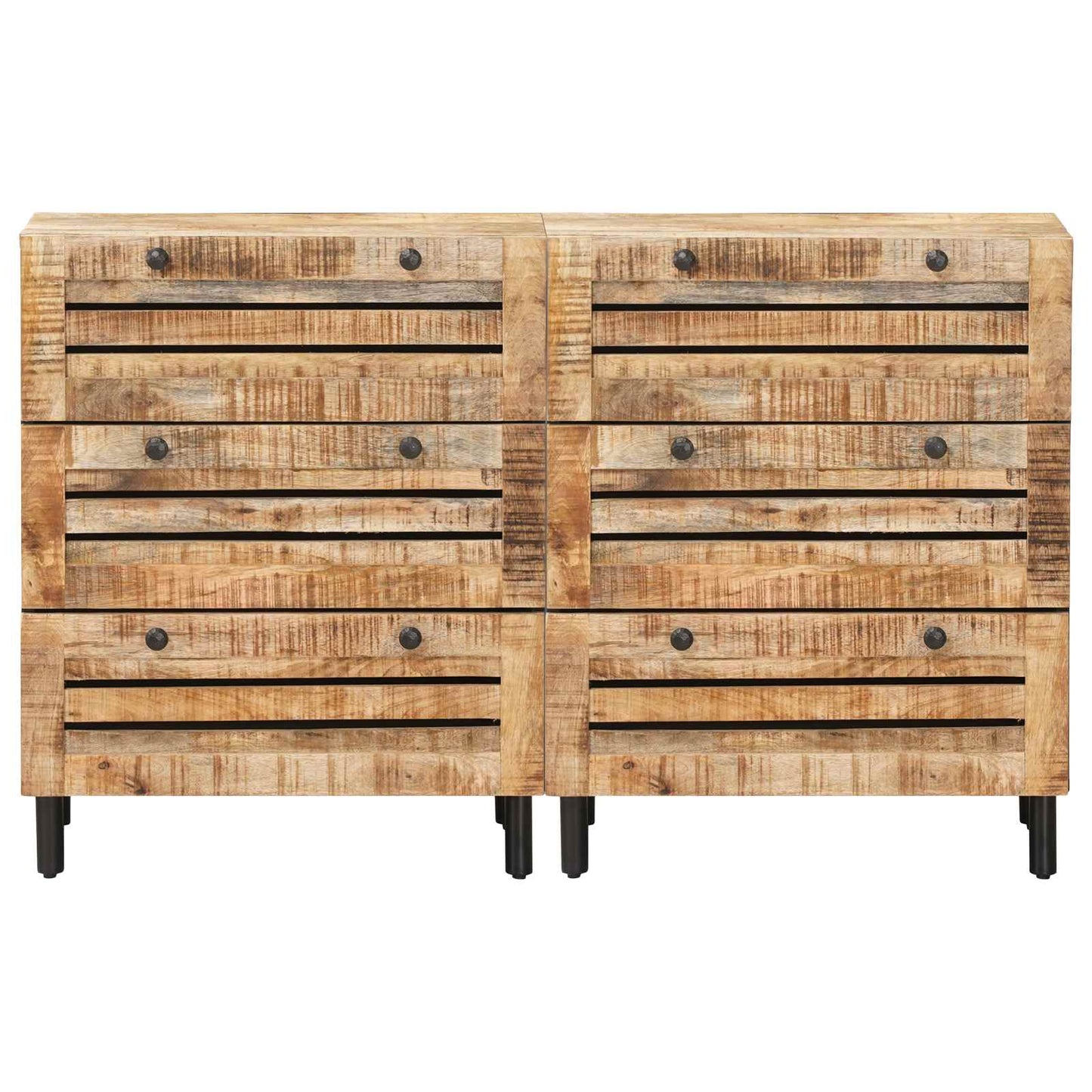 vidaXL Ντουλάπες Αποθήκευσης 2 τμχ. 120 x 33 x 75 εκ Πολύχρωμο