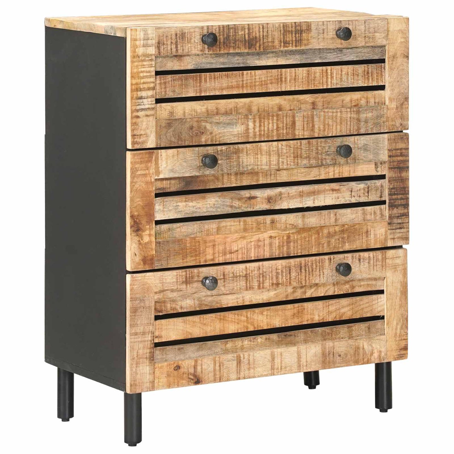 vidaXL Ντουλάπες Αποθήκευσης 3 τμχ. 180 x 33 x 75 εκ. Φυσικό