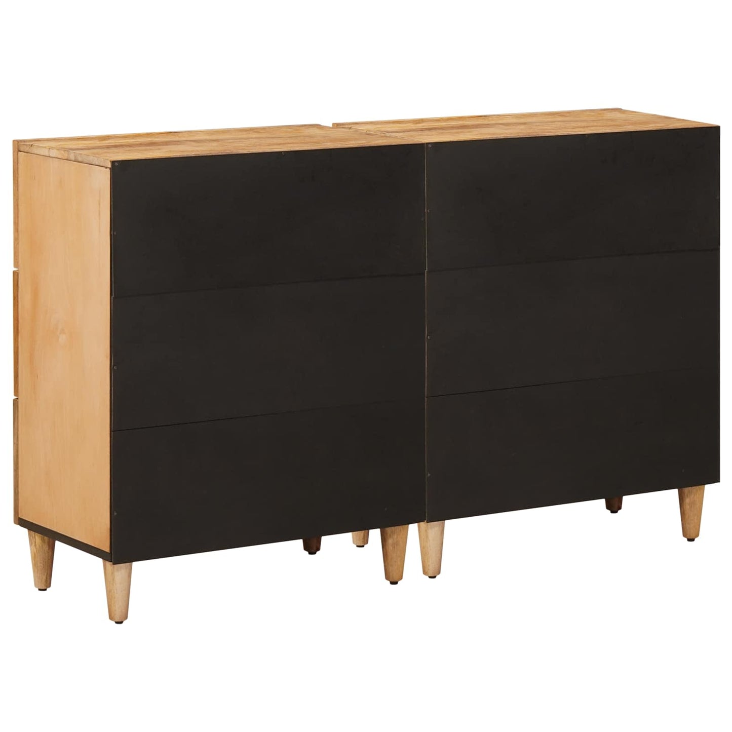 vidaXL Ντουλάπες Αποθήκευσης 2 pcs Καφέ 60 x 33,5 x 75 εκ.