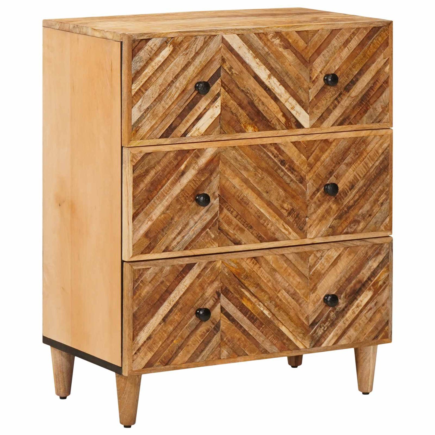 vidaXL Ντουλάπες Αποθήκευσης 3 pcs Καφέ 60 x 33,5 x 75 εκ.