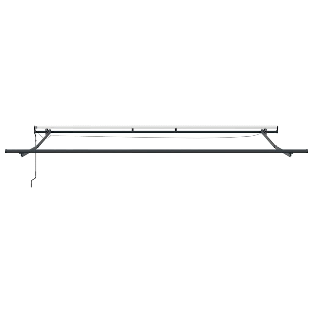 vidaXL Τέντα Πτυσσόμενη Αυτόματη με LED Μπορντό 450x300 εκ.
