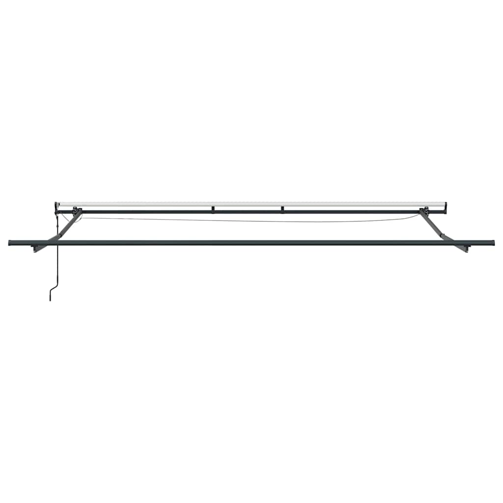 vidaXL Τέντα Πτυσσόμενη Αυτόματη με LED Μπορντό 500x300 εκ.