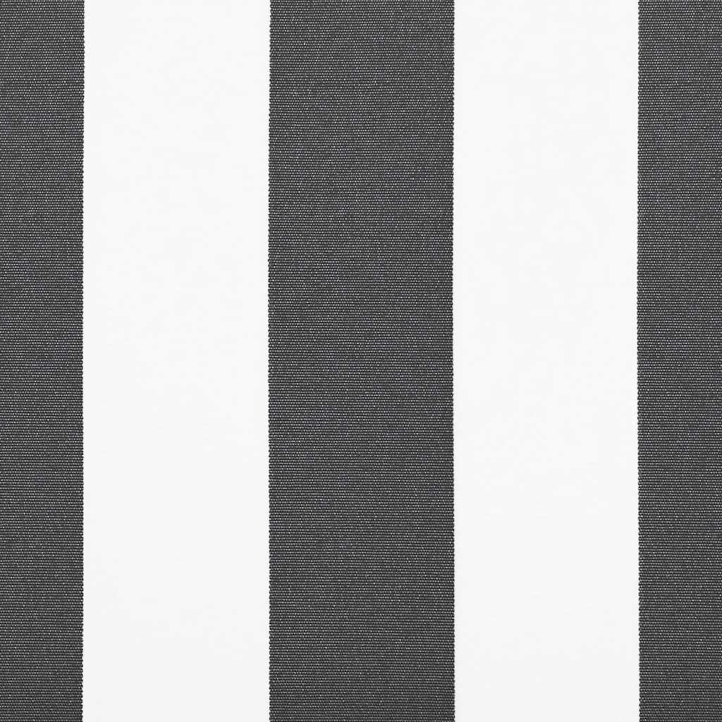 vidaXL Τέντα Πτυσσόμενη Χειροκίνητη με Ανθρακί / Λευκή 500x300 εκ.