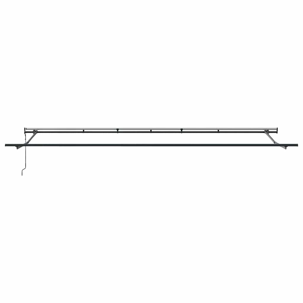 vidaXL Αυτόματη αναδιπλούμενη τέντα Ανθρακί και Λευκό 600x300 cm