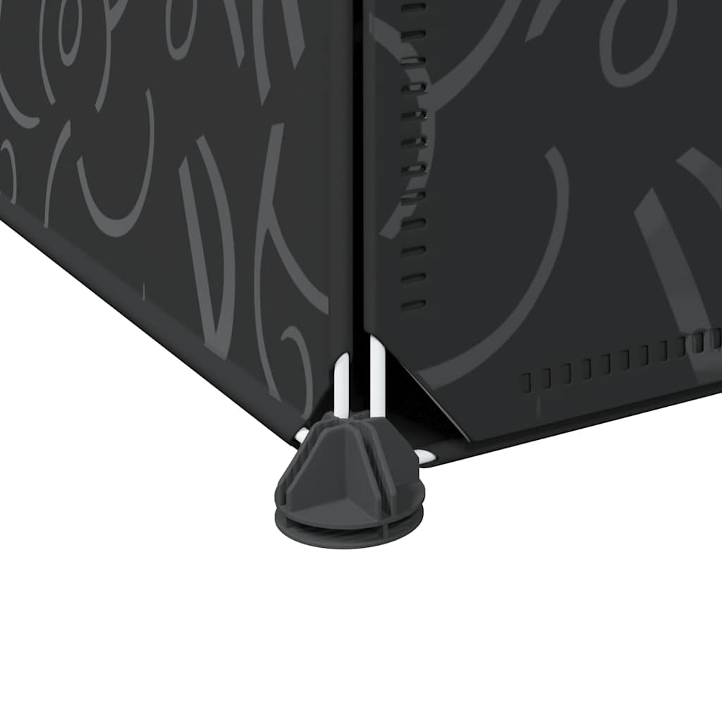 vidaXL Οργανωτής κύβων αποθήκευσης με 12 κύβους ράβδους ανάρτησης PP