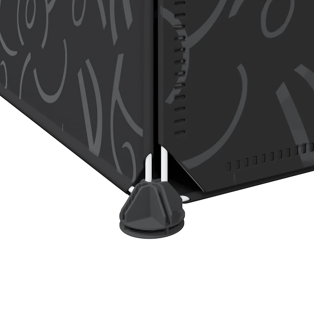 vidaXL Οργανωτής κύβων αποθήκευσης με 16 κύβους ράβδους ανάρτησης PP