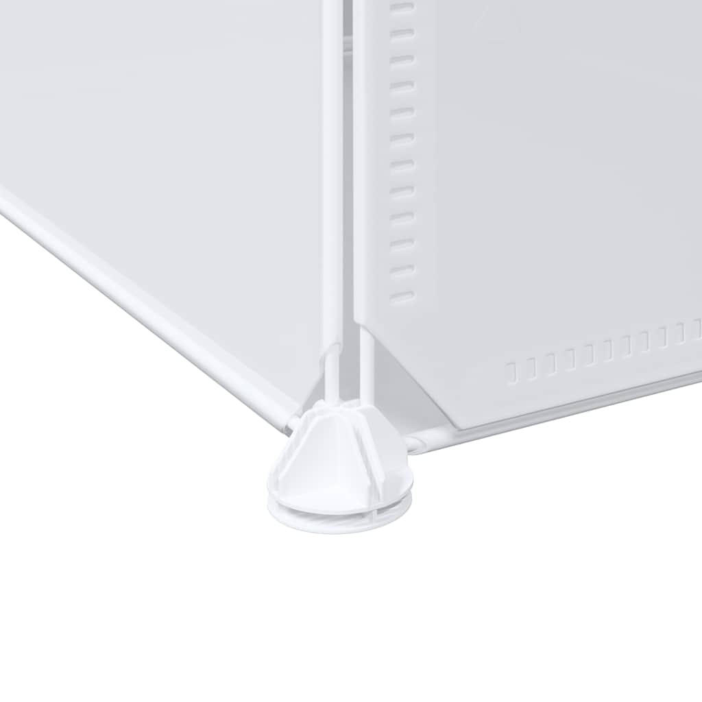 vidaXL Οργανωτής κύβων αποθήκευσης με 16 κύβους ράβδους ανάρτησης PP