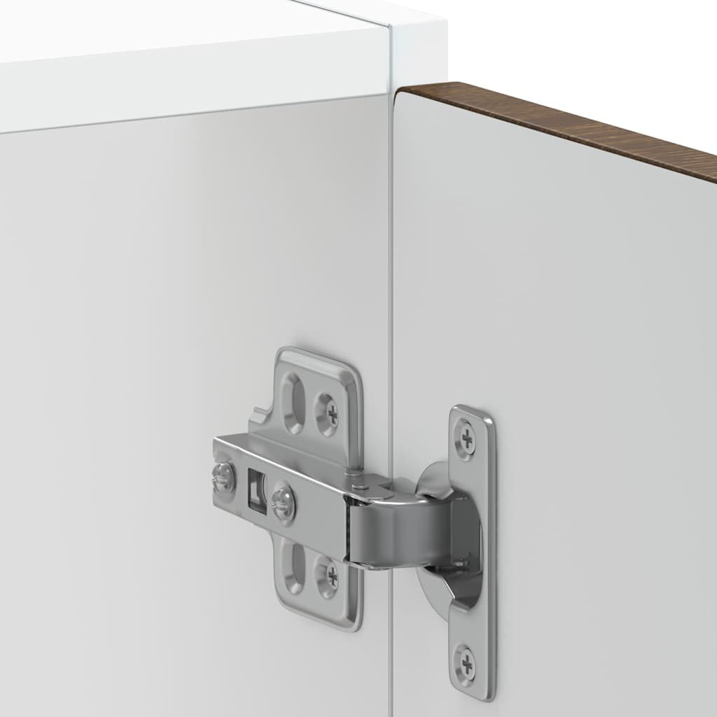 vidaXL Ντουλάπι βάσης νεροχύτη Kalmar Καφέ δρυς 60x46x81,5 εκ.