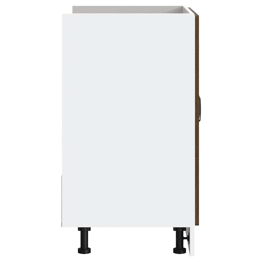 vidaXL Ντουλάπι βάσης νεροχύτη "Kalmar" Καφέ δρυς 80x46x81,5 cm