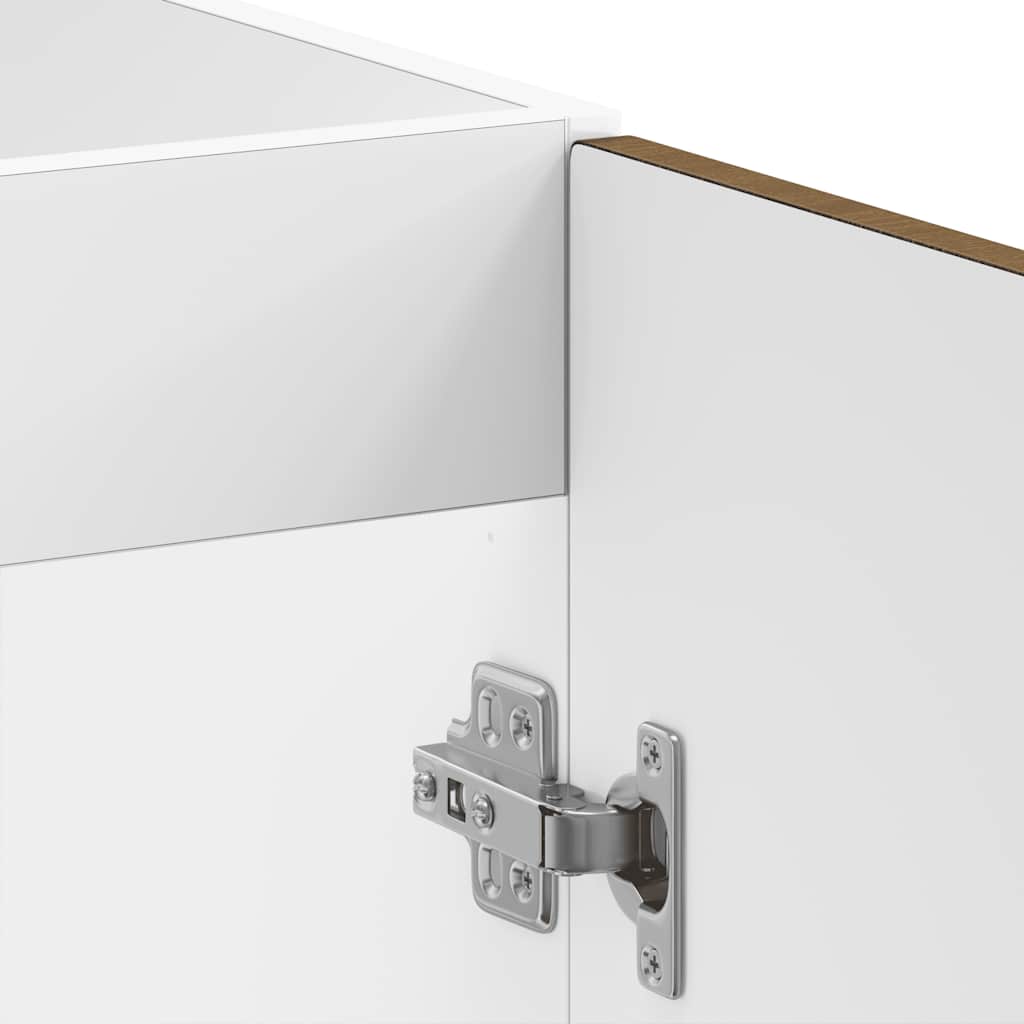 vidaXL Ντουλάπι βάσης νεροχύτη "Kalmar" Καφέ δρυς 80x46x81,5 cm