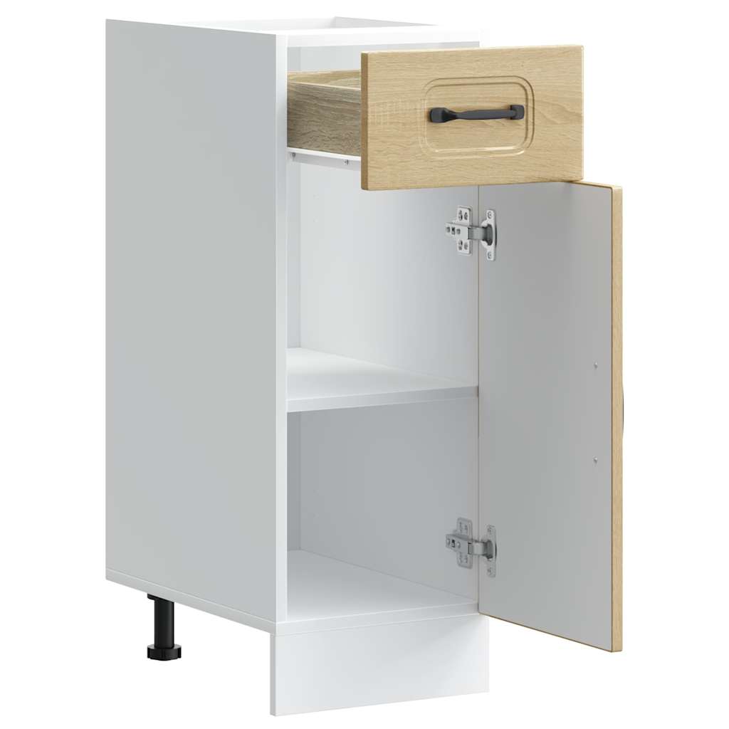 vidaXL ντουλάπι βάσης κουζίνας Kalmar Sonoma δρυς Επεξεργασμένο Ξύλο