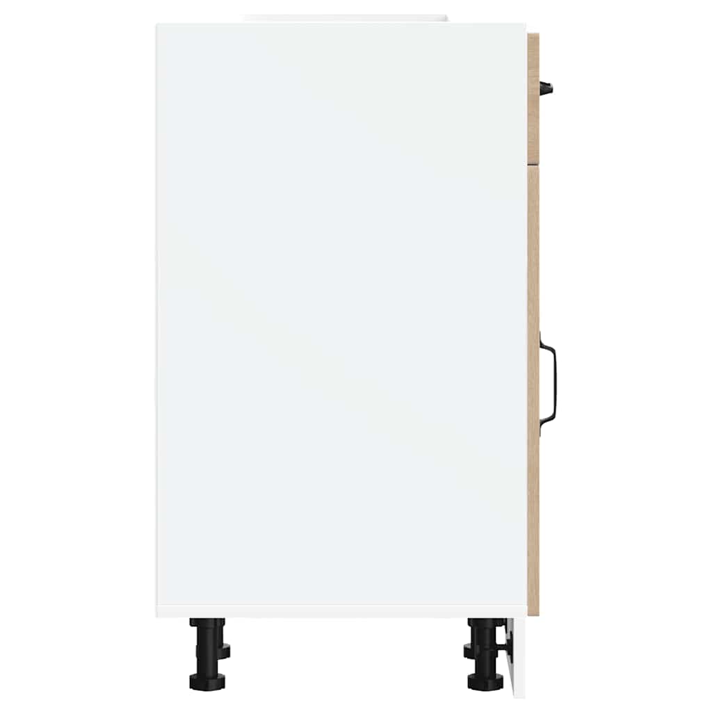 vidaXL ντουλάπι βάσης κουζίνας Kalmar Sonoma δρυς Επεξεργασμένο Ξύλο